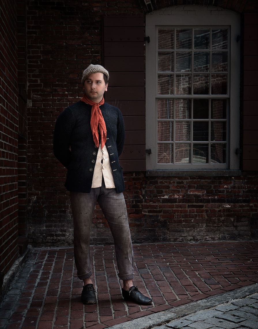 Portraits of Boston revolutionary reenactors for Canon USA